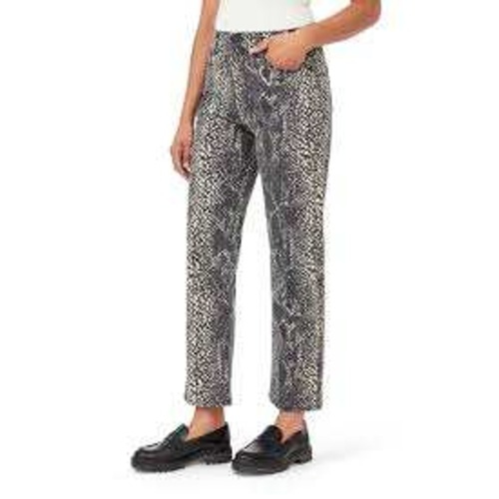 New York & Company Grey Snakeskin Print Ankle Pants Mens Size Medium Slim Leg